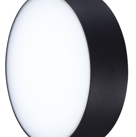 Plafon CASPER ROUND AZ4490 Azzardo CZARNY okrągły zewnętrzny łazienkowy IP54 4000K/3000K