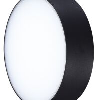 Plafon CASPER ROUND AZ4490 Azzardo CZARNY okrągły zewnętrzny łazienkowy IP54 4000K/3000K