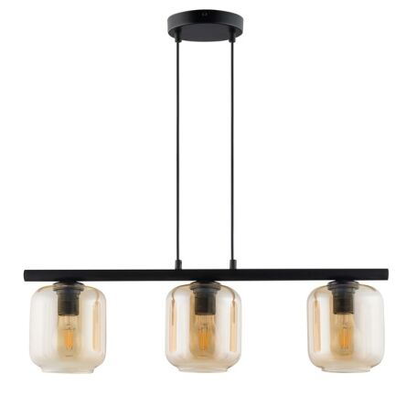 Lampa wisząca GLOSS 3 SIGMA 32253 bursztynowe klosze