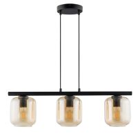 Lampa wisząca GLOSS 3 SIGMA 32253 bursztynowe klosze