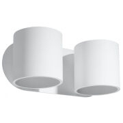 Kinkiet ORBIS  Sollux SL.0659 dwie białe tuby prosty nowozesny design 