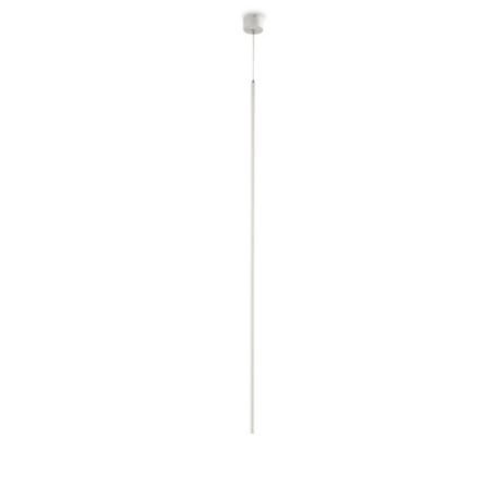 Lampa wisząca SCOP 012 SLIM ELKIM Minimalistyczna tuba czarna biała wysokość 110 cm LED 3000K / 4000K 