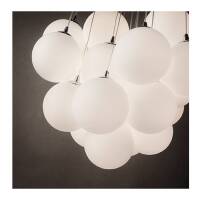 Lampa wisząca Mapa Bianco SP22 140230 NOWOCZESNY IP20 SZKŁO Ideal Lux minimalistyczna oprawa w kolorze białym 