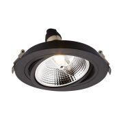 Oprawa wpuszczana CHUCK 111 SL ROUND ARGU10-055 Zumaline czarna ruchoma 