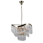 Lampa wisząca Sabriga PND-44544-8 Italux Elegancka kryształowa antyczny brąz - 2