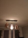 Lampa wisząca ALACOSMO Złota Lumina Deco LDP 6811-3 (GD) - 7