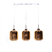 Lampa wisząca ALACOSMO Złota Lumina Deco LDP 6811-3 (GD)