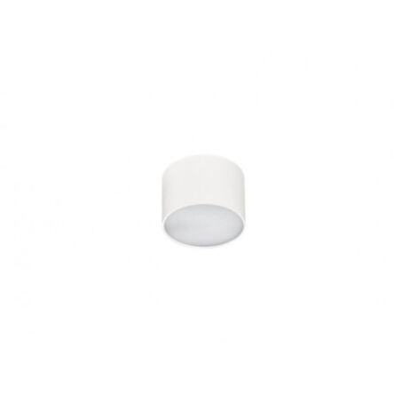Oprawa natynkowa okrągła biała nowoczesna MONZA R 8 AZzardo SHR603000-5-WH LED 5,5 cm wysokości 8 cm średnicy