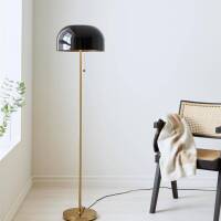 Lampa podłogowa BLANCA Floor 2L 108293 czarna nowoczesna lampa z włącznikiem sznurkowym