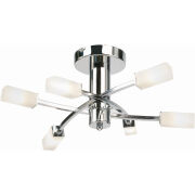 Lampa sufitowa HAVANA chrom/biały ENDON LIGHTING 146-6CH