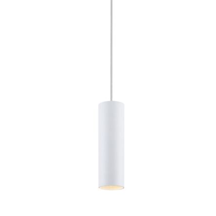 Lampa wisząca STALA/Z 010 L ELKIM  Nowoczesna tuba czarna biała lub złota wysokość 20 cm GU10 