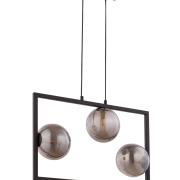 Lampa wisząca COSMIC 32121 SIGMA 3 szare kosze