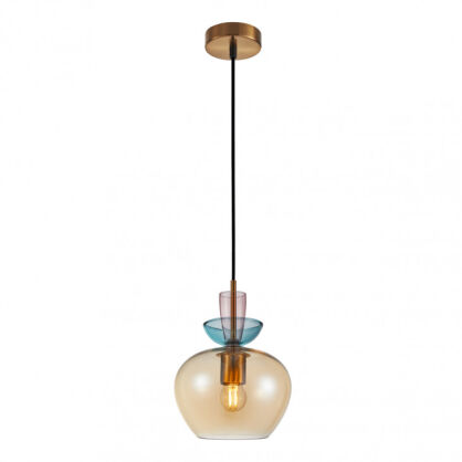 Lampa wisząca Fanda PND-31882-1-GD-AMB Italux