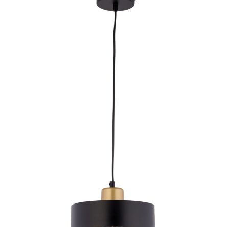 Lampa wisząca POKER 1 SIGMA 32060 czarna ze złotym akcentem