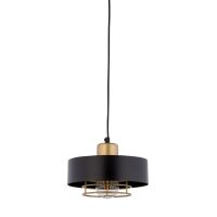 Lampa wisząca POKER 1 SIGMA 32060 czarna ze złotym akcentem