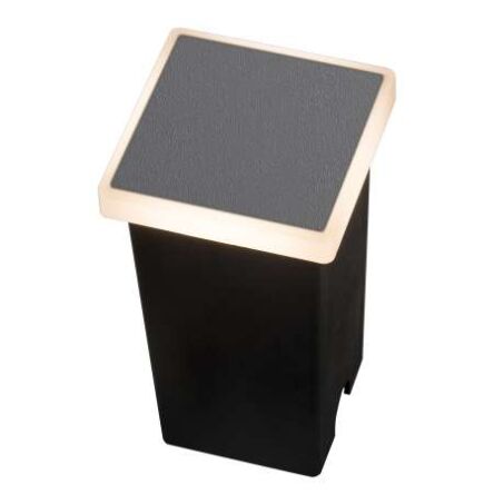 Oprawa schodowa ALF SQUARE 3000K AZ4466 SZARA 3W IP65