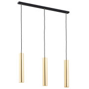 Lampa wisząca GOMERA PLUS 6113 Argon 3 złote tuby GU10