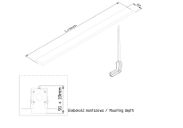 LIGHTLINE LP 570 12W - oprawa do systemu RAY WP 6.2012 LABRA  - 7