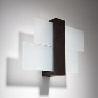 Kinkiet Designerski  FENIKS 1 wenge SL.0075 SOLLUX LIGHTING brąz nowoczesny 