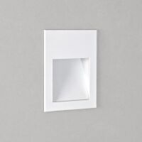 Lampa schodowa wpuszczana Borgo 54 2700k- Astro 7545 1212033 IP65 LED  z dodatkowym szkłem ochronnym biała