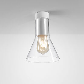 Plafon MODERN GLASS Flared TP E27 Aquaform 40405 klosz ze szkła nowoczesny