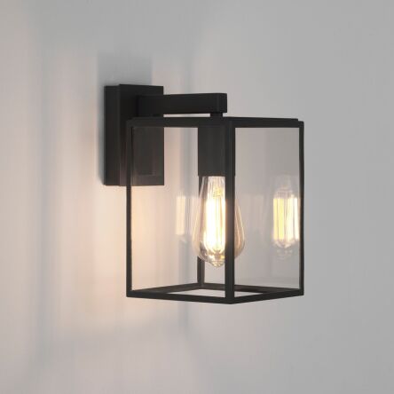 Kinkiet BOX LANTERN 270 CZARNY Z FAKTURĄ ASTRO 1354003