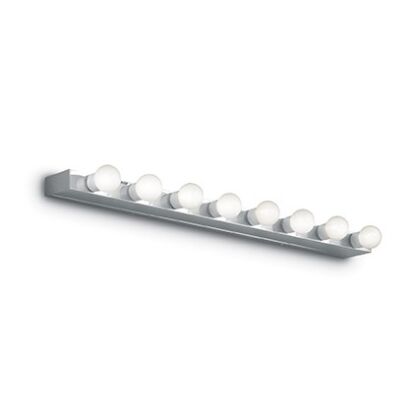 Kinkiet Prive' AP8 Ideal Lux 045634  korpus wykonany z  metalu wykończonego w chromie żarówki typu E14