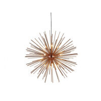 Lampa wisząca SIRIUS 110 COPPER DEL-6613-110 nowoczesna designerska kształtem przypomina jeża ma kolor MIEDZIANY  