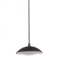 Zewnętrzna lampa wisząca Piombino 6694/BK-9 Italux CZARNA OPRAWA LED 12W IP44 IDEALNA NA WERANDĘ TARAS CZY BALKON