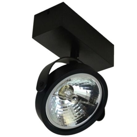 PLAFON ZUMA LINE GO SL1 SPOT 50484 Z ALUMINIUM W KOLORZE CZARNYM TECHNICZNA REFLEKTOR