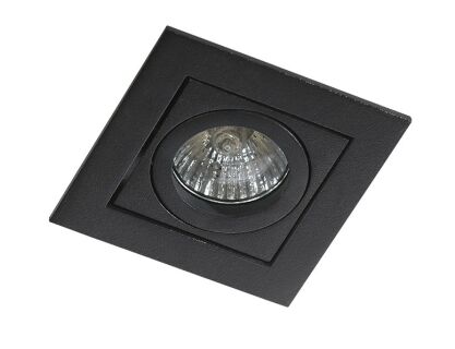 Lampa sufitowa wpuszczana nowoczesna czarna Paco 1 AZzardo GM2103 BK AZ0797