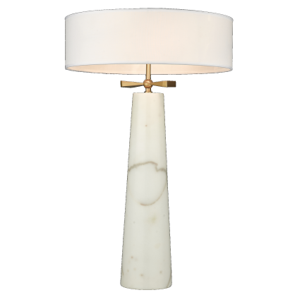 Lampa stołowa BOW BOW T02114BR Cosmo Light elegancka marmurowa podstawa 