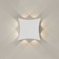 Kinkiet zewnętrzny Pensa PL-562-8 Italux Elewacyjny LED biały IP54