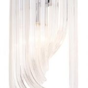 Kinkiet Plaza W0230 MAXlight dekoracyjna elegancka wykonana z metalu o chromowanym zabarwieniu oraz szkła