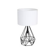 Lampa stołowa TRIANGOLO 164 Milagro industrialna druciana czarny biały ML164