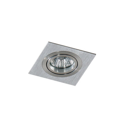 Lampa wpuszczana kwadrat nowoczesna CARO S  SN-6811S-ALU Azzardo aluminium