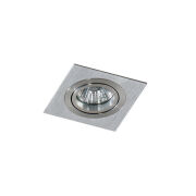 Lampa wpuszczana kwadrat nowoczesna CARO S  SN-6811S-ALU Azzardo aluminium