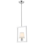 Lampa wisząca LONDON P01007BK cosmo light W nowojorskim stylu abażur w ramce - 3