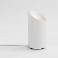 Lampa stołowa CUT 1412001 Astro Designerska ścięta tuba BIAŁA