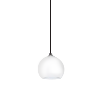 Lampa wisząca GULIA 1 WHITE AZzardo FH5951-BCB-120 AZ0642 WH  Lampa wykonana jest z metalu i szkła kulisty klosz w kolorze białym