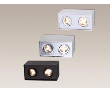  Plafon oprawa natynkowa Plafon Basic Square II Maxlight  techniczna