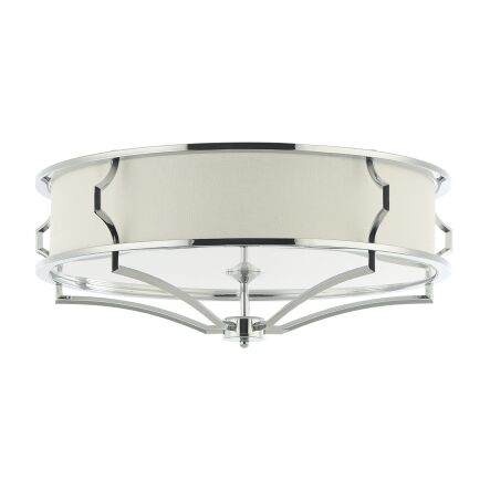 Plafon Stesso PL Cromo M Orlicki Design średnica 59 cm