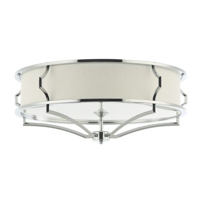 Plafon Stesso PL Cromo M Orlicki Design średnica 59 cm