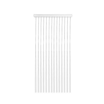 Lampa wisząca LOUISE 14 AZ 3425 lampa w stylu nowoczesnym w kolorze białym led 75 długości 14 tub na podłużnej listwie