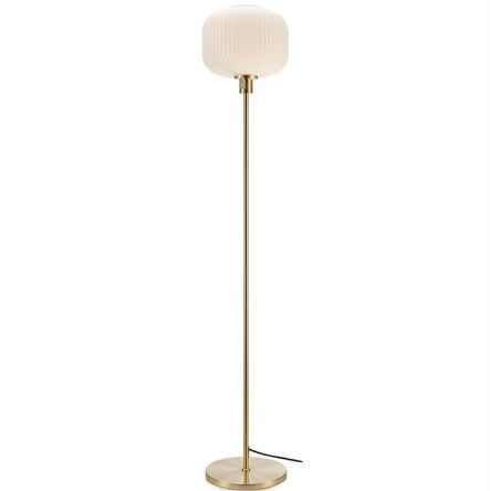 Lampa podłogowa SOBER Podłogowa Mosiądz/Biały MARKSLOJD 108054