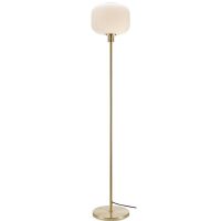 Lampa podłogowa SOBER Podłogowa Mosiądz/Biały MARKSLOJD 108054