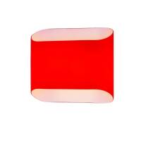 Kinkiet Pancake Red AZzardo MB329-2 RE AZ0136 czerowna wykonana jest z metalu i szkła idealna do nowoczesnych pomieszczeń