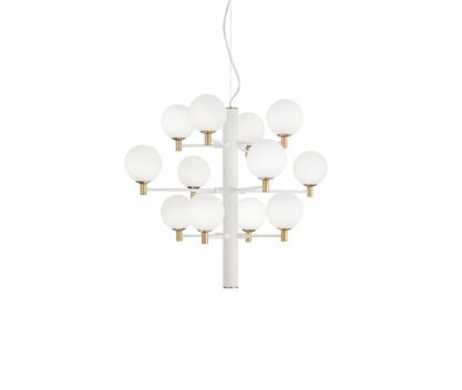 Lampa wisząca Żyrandol Copernico SP12 197302 NOWOCZESNY IP20 G9 METAL Ideal Lux OPRAWA W STYLU NOWOCZESNYM 