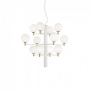 Lampa wisząca Żyrandol Copernico SP12 197302 NOWOCZESNY IP20 G9 METAL Ideal Lux OPRAWA W STYLU NOWOCZESNYM 