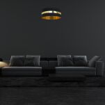 Lampa wisząca PALMIRA BLACK/GOLD MILAGRO MLP6318 - 3